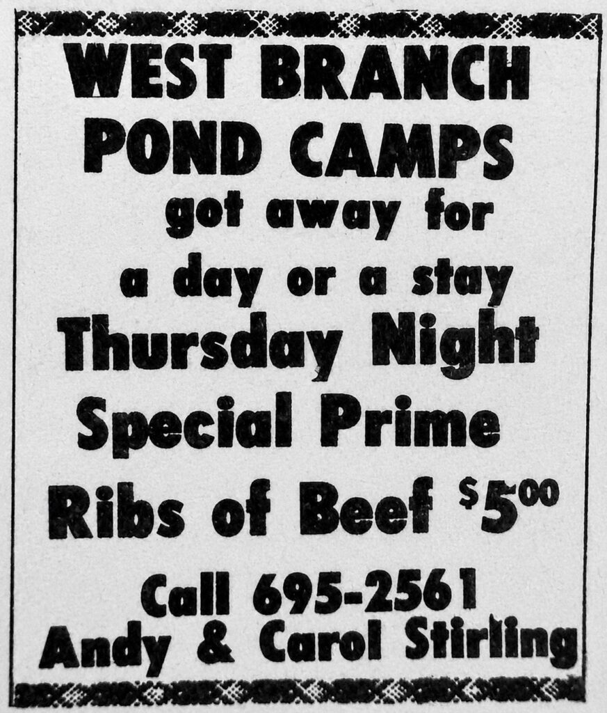 west branch pond camps